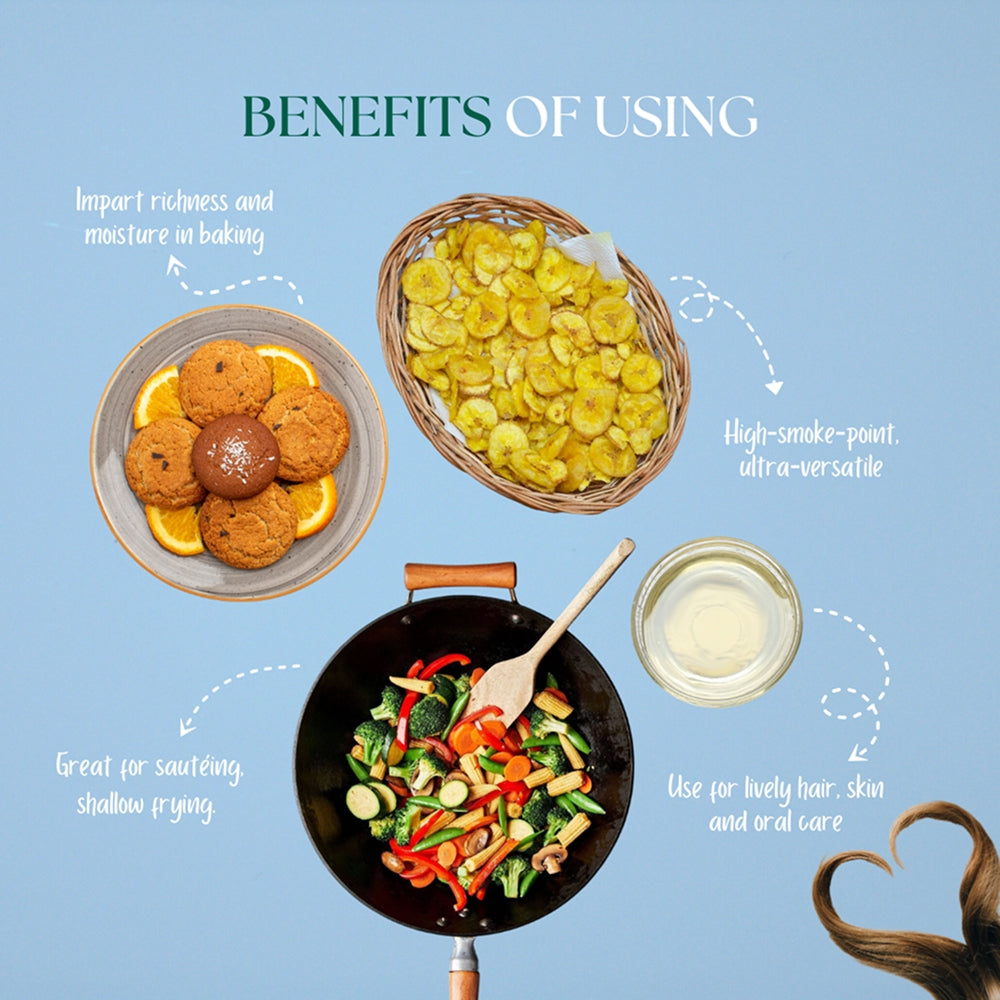 Coconut Oil, Wood-Pressed