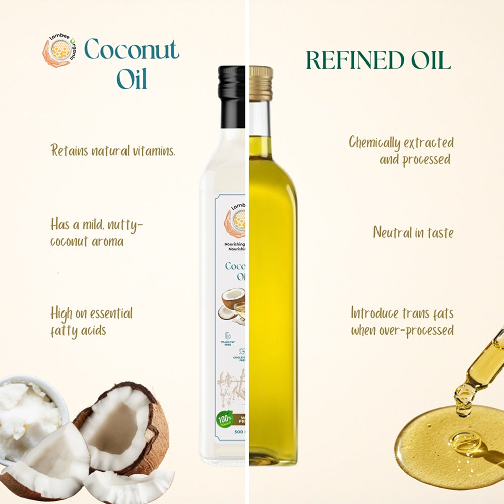 Coconut Oil, Wood-Pressed
