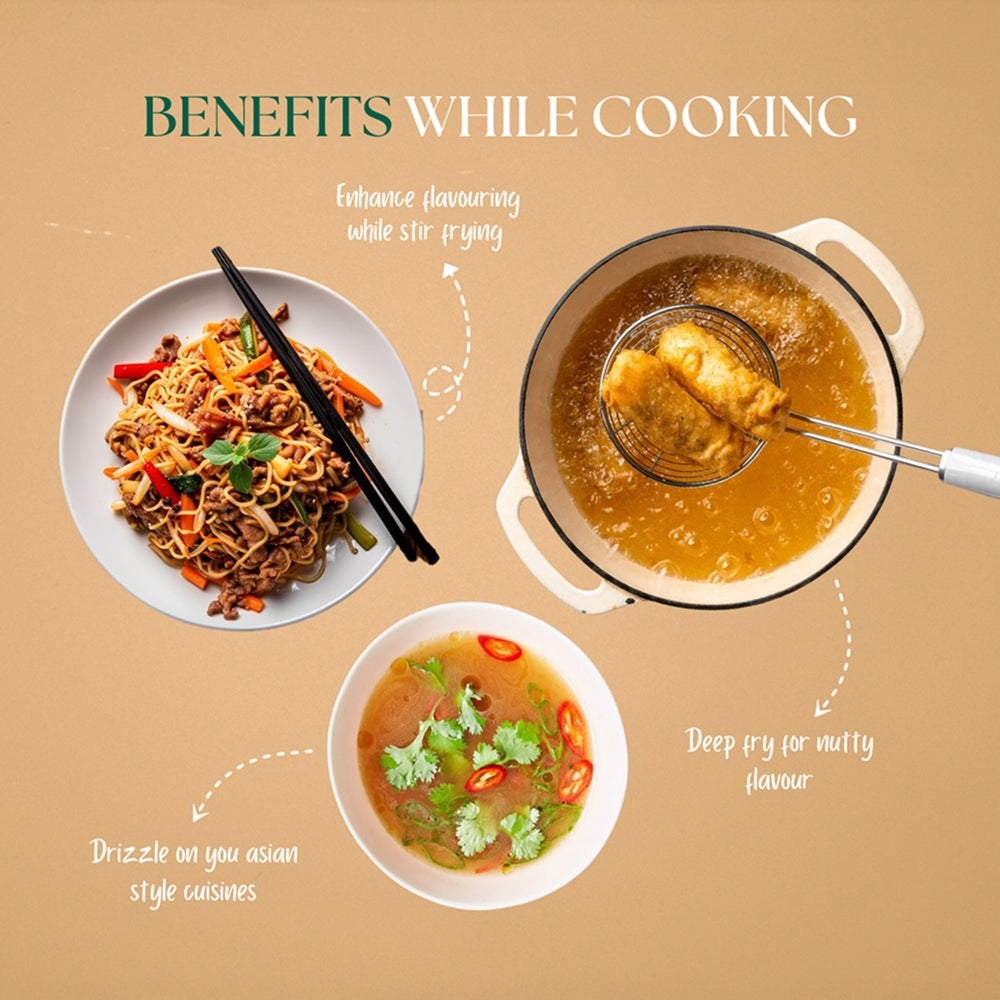 Black Sesame Oil, Wood-Pressed