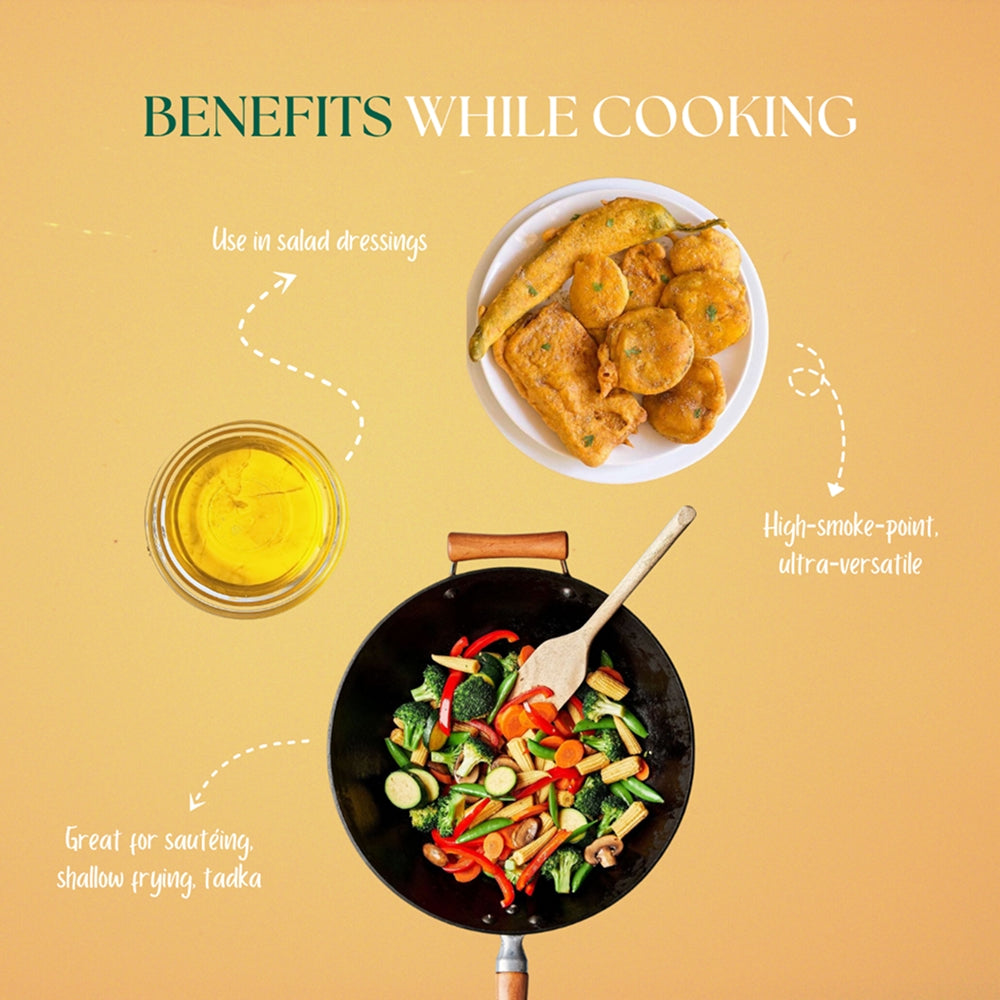 Groundnut Oil, Wood-Pressed