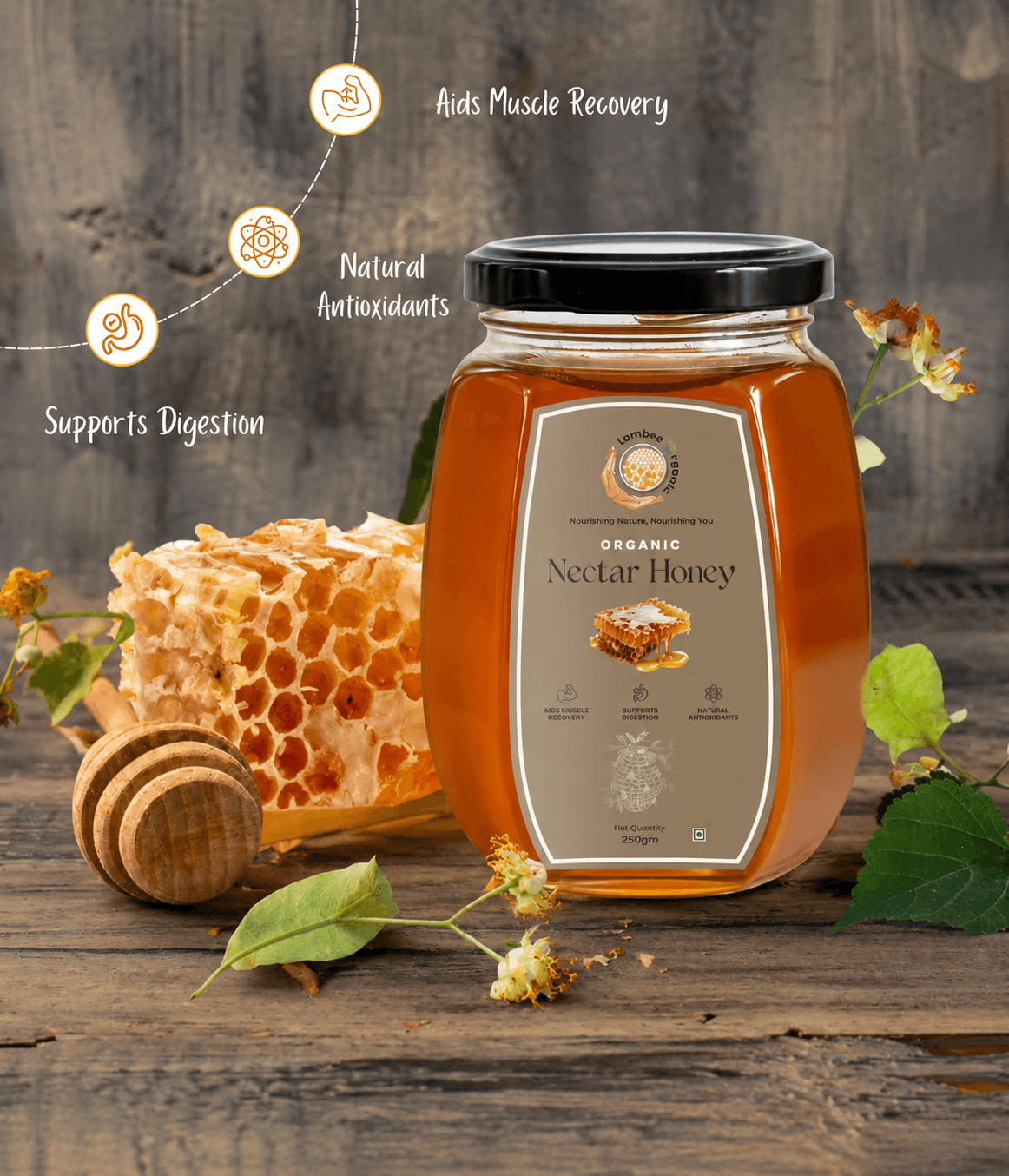 Wildflower Nectar Honey – Pure & Natural