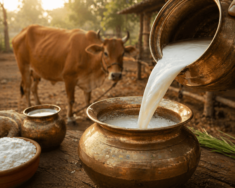 Fresh A2 Milk Collection