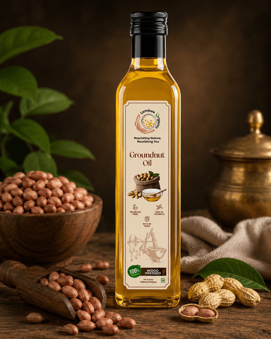 Pure Groundnut Oil