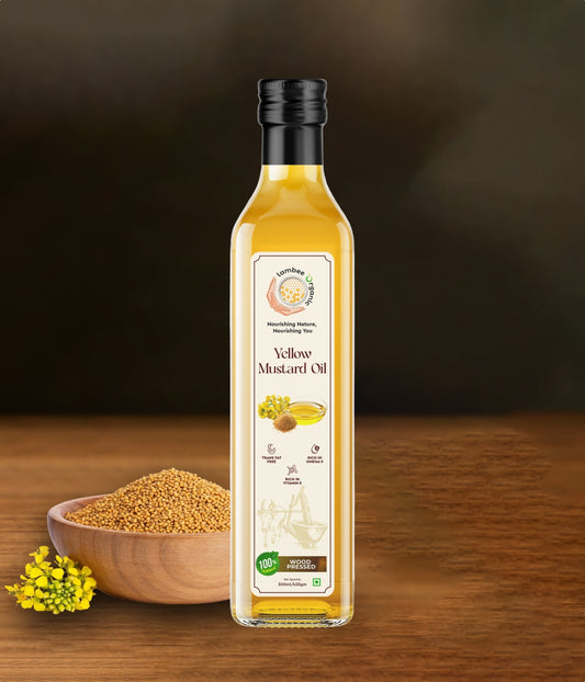 Yellow Mustard Oil, Wood-Pressed